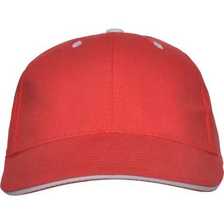 GORRA PANEL ROJO