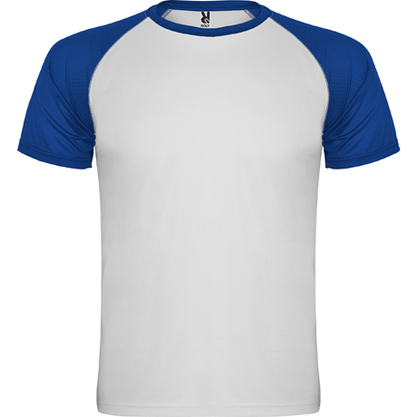 CAMISETA INDIANAPOLIS BLANCO-ROYAL