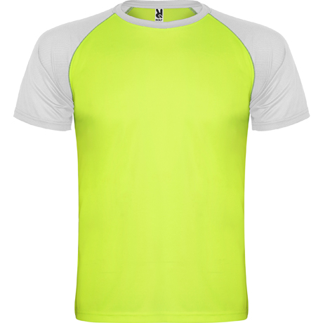 CAMISETA INDIANAPOLIS VERDE FLUOR-BLANCO