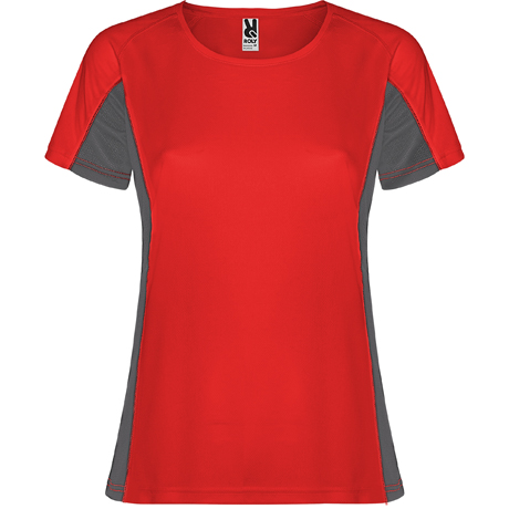 CAMISETA SHANGHAI WOMAN rojo plomo