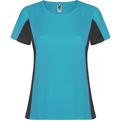 CAMISETA SHANGHAI WOMAN turquesa plomo