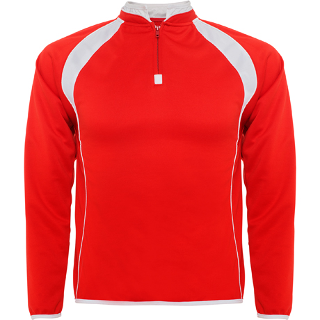 SUDADERA SEUL ROJO-BLANCO