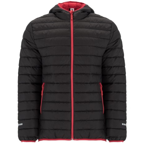 CHAQUETA NORWAY SPORT negro rojo