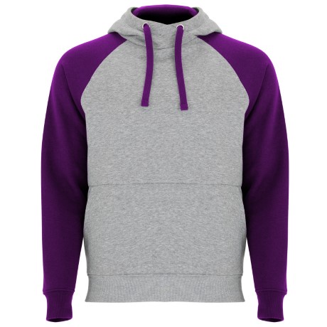 SUDADERA BADET GRIS PURPURA
