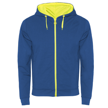 SUDADERA FUJI royal-amarillo fluor
