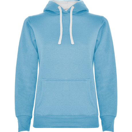 SUDADERA URBAN WOMAN celeste blanco
